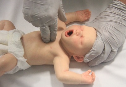 Resuscitation chest compressions infant 2